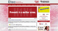 Desktop Screenshot of etepiracicaba.org.br